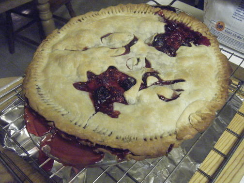 Raspberry Cherry Pie